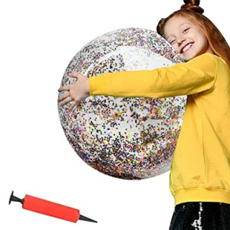 Opblaasbare waterballen met glitters