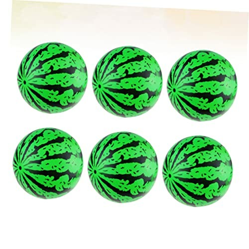 Groene ballen met streepjespatroon