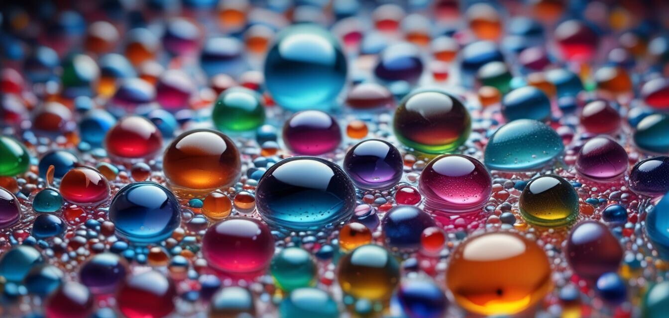 Water beads used in decoration